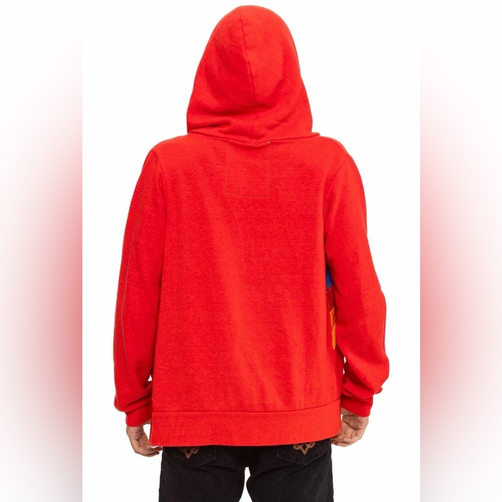 Aviator Nation NWT Mountain Stitch Chevron 4 Zip Hoodie - Picture 3 of 4